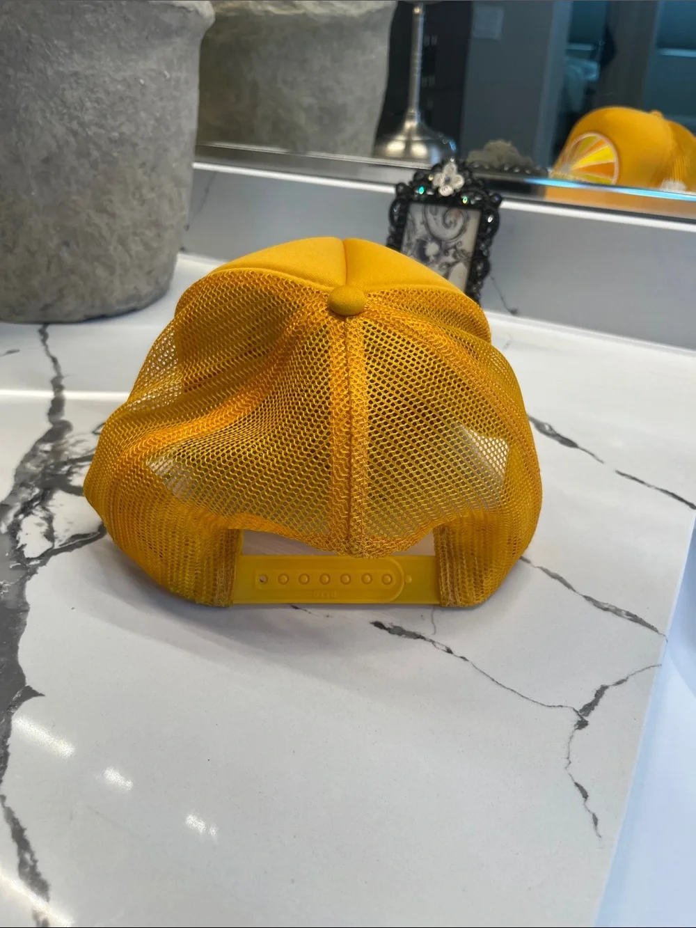 OTTO Sunshine Yellow Mesh Trucker Hat